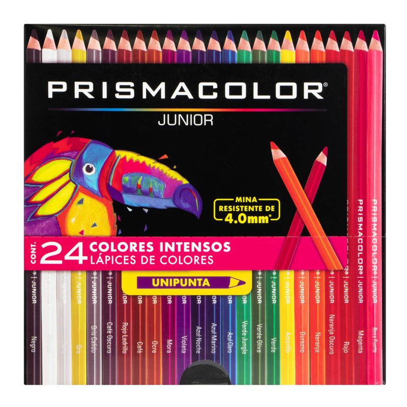 CAJA DE 24 CRAYONES  DE MADERA PRISMACOLOR