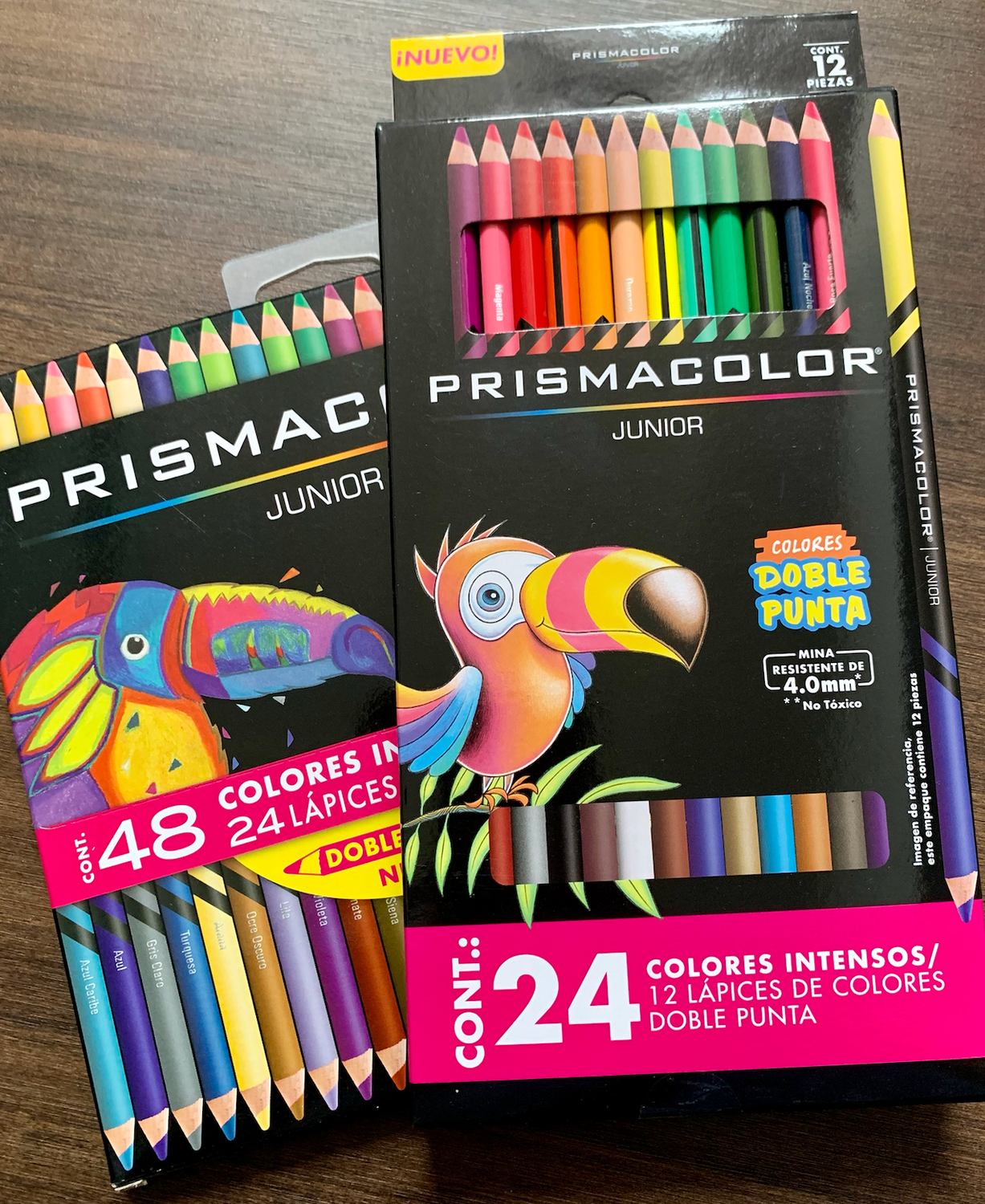 CAJA DE CRAYONES DE MADERA CON 2 PUNTAS - PRISMACOLOR