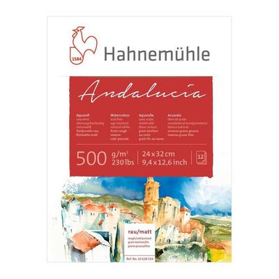 Block Hahnemühle Andalucia 500gsm 24x32cms 12h