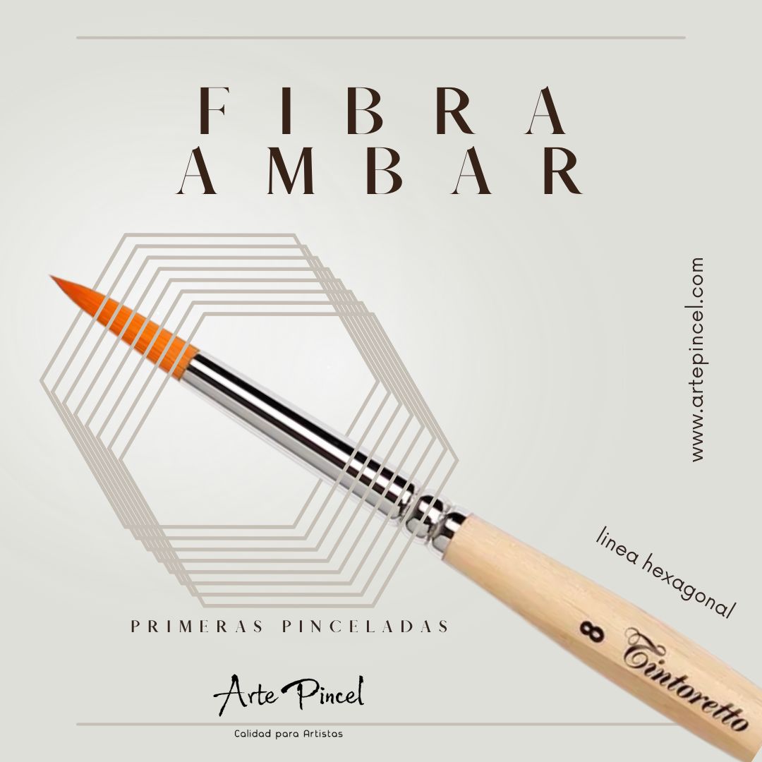 Pincel FIBRA AMBAR ROUND Tintoretto