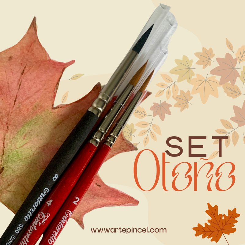 SET OTOÑO Tintoretto Pennelli