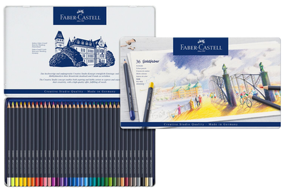 Lápiz Acuarelable Faber Castell AQUA 36 colores