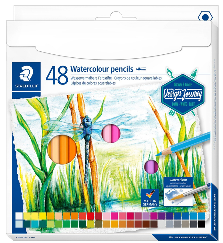 Crayones Acuarelables STAEDLER 48 unidades.