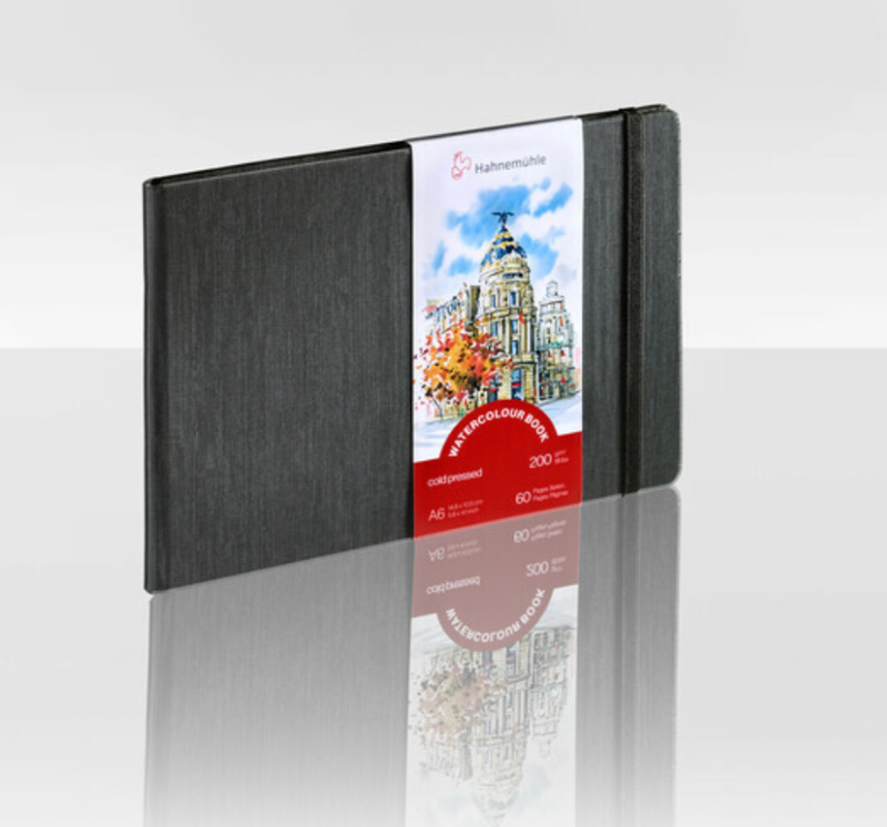 Cuaderno Hahnemühle Watercolour Book Horizontal, tamaño A6