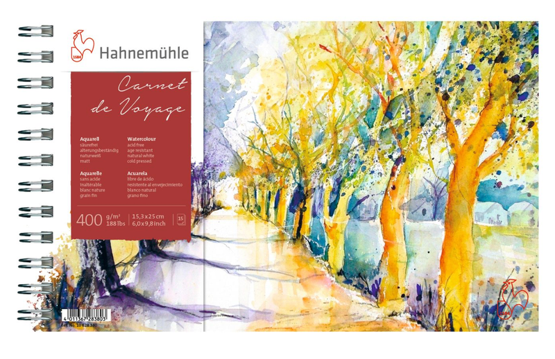 Cuaderno Hahnemühle Carnet de Voyage, 15.3 x 25cms