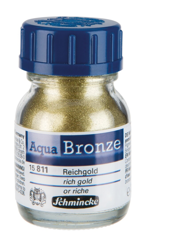 Aqua Bronze Schmincke 20ml PALE Gold
