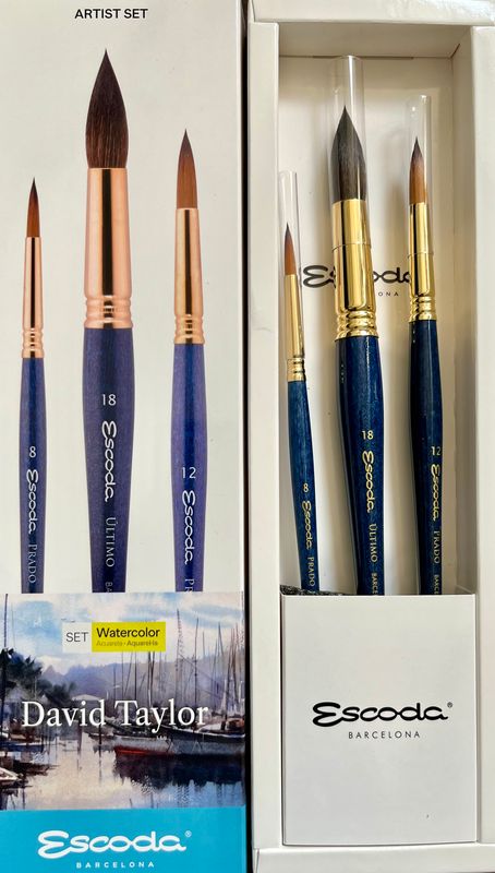 SET DAVID TAYLOR – ESCODA- Signature Collection Watercolor