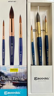 SET DAVID TAYLOR – ESCODA- Signature Collection Watercolor