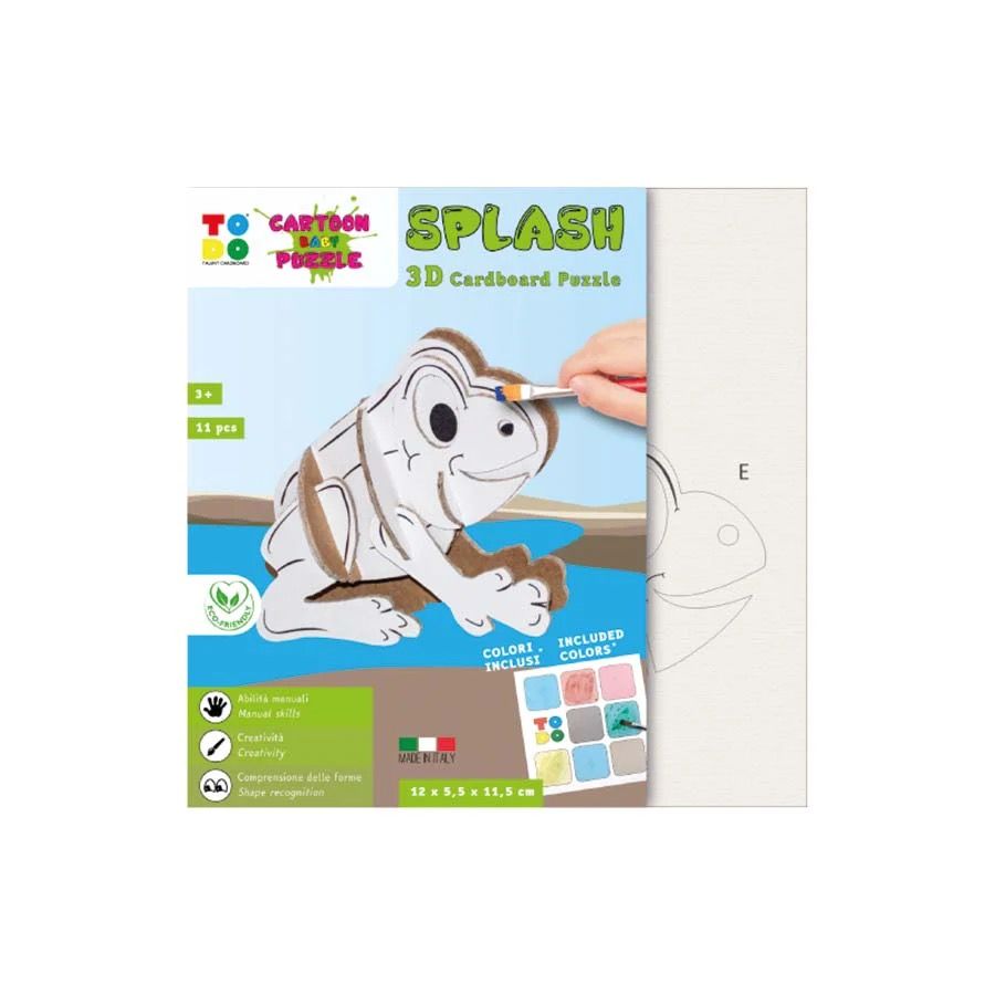 ROMPECABEZAS 3D - RANA SPLASH