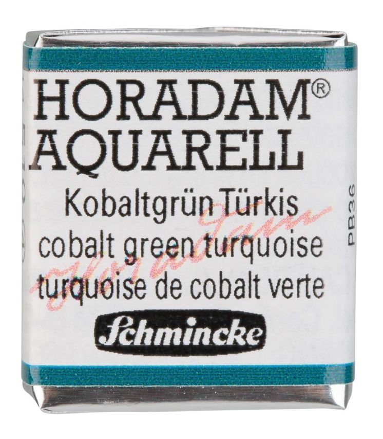 ACUARELA SCHMINCKE HORADAM 510 COBALT GREEN TURQUOISE
