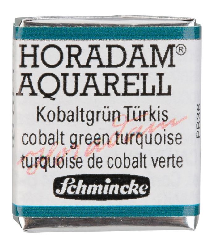 ACUARELA SCHMINCKE HORADAM 510 COBALT GREEN TURQUOISE