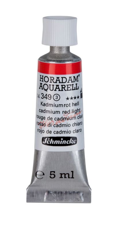 Acuarela Schmincke Horadam Tubo 5ml  Cadmium Red Light