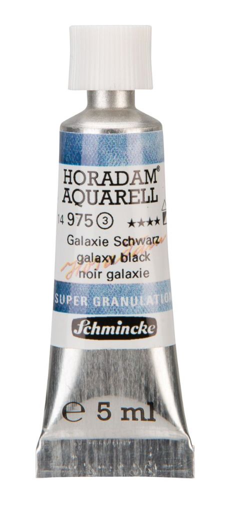 Acuarela Schmincke Horadam 5ml 975 Galaxy Black Super Granulation
