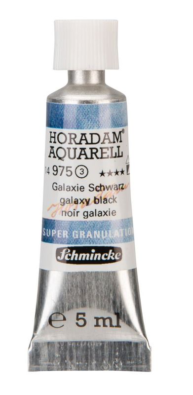 Acuarela Schmincke Horadam 5ml 975 Galaxy Black Super Granulation