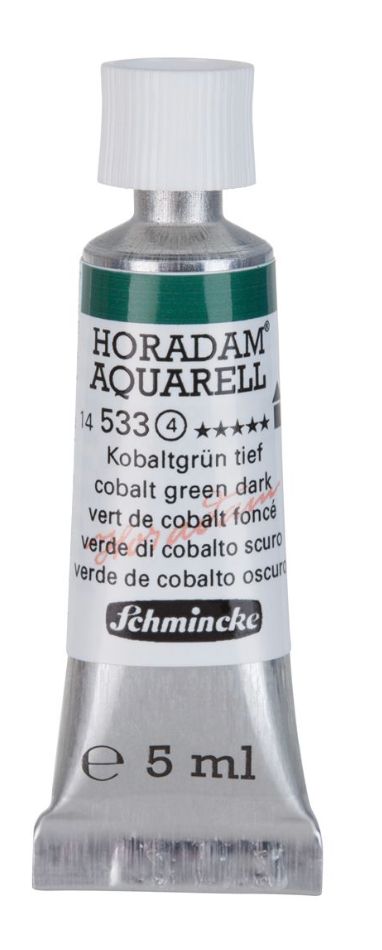 Acuarela Schmincke Horadam Tubo de 5ml  Cobalt Green Dark