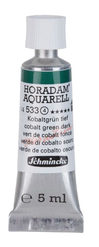 Acuarela Schmincke Horadam Tubo de 5ml  Cobalt Green Dark