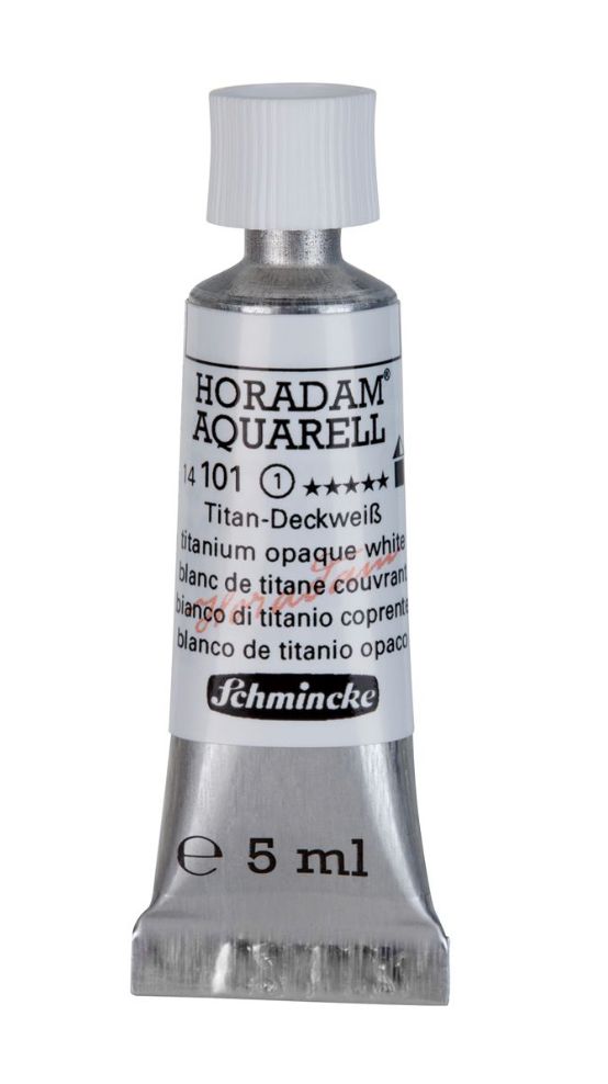 Acuarela Schmincke Horadam Tubo de 5ml  Titanium Opaque White