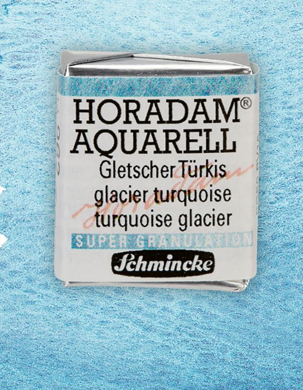 Acuarela Schmincke Horadam  Glacier Turquoise Super Granulation