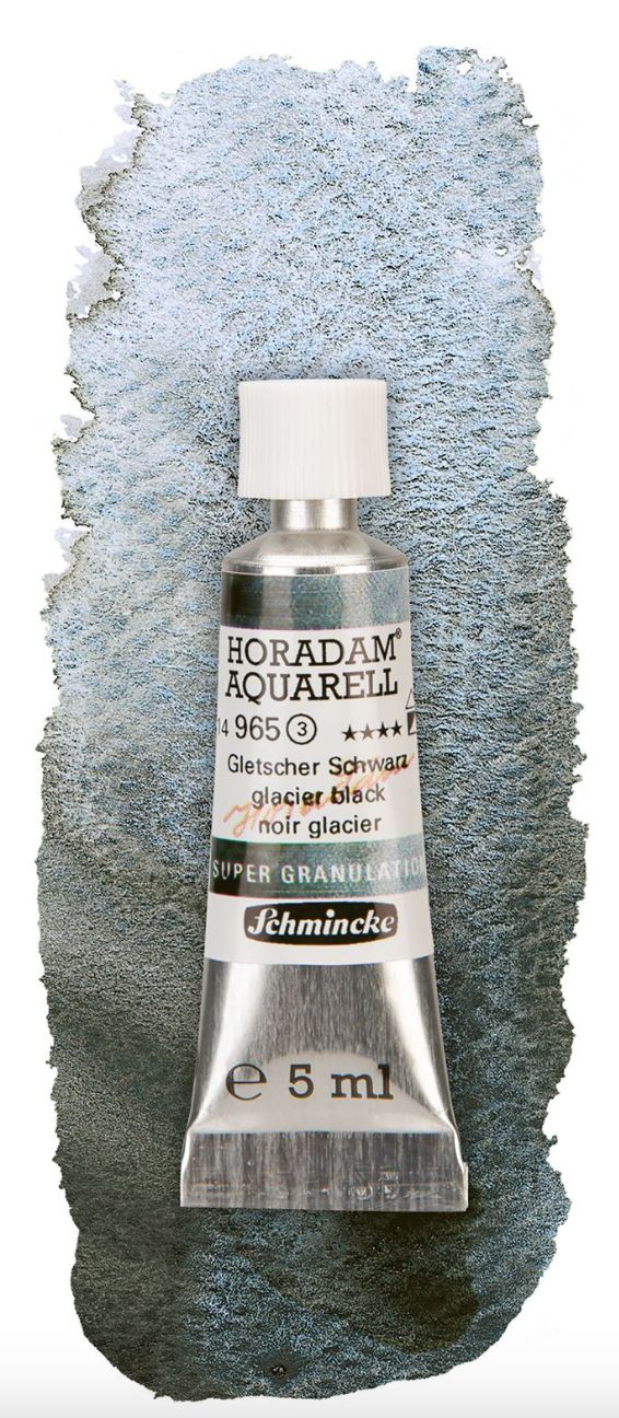 Acuarela Schmincke Horadam 5ml Glacier Black Super Granulation