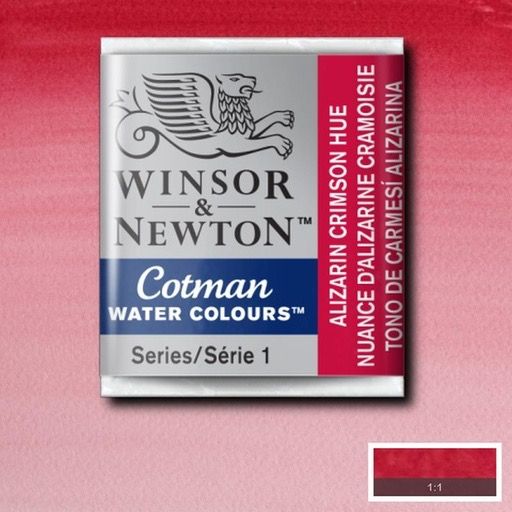 Acuarela en Pastilla Winsor &amp; Newton ALIZARIN CRIMSON HUE