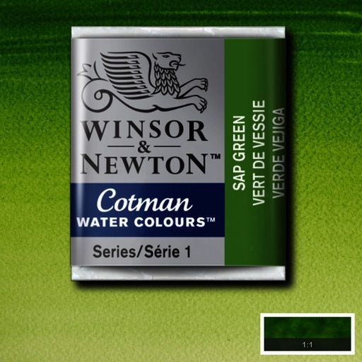 Acuarela en Pastilla Winsor &amp; Newton SAP GREEN