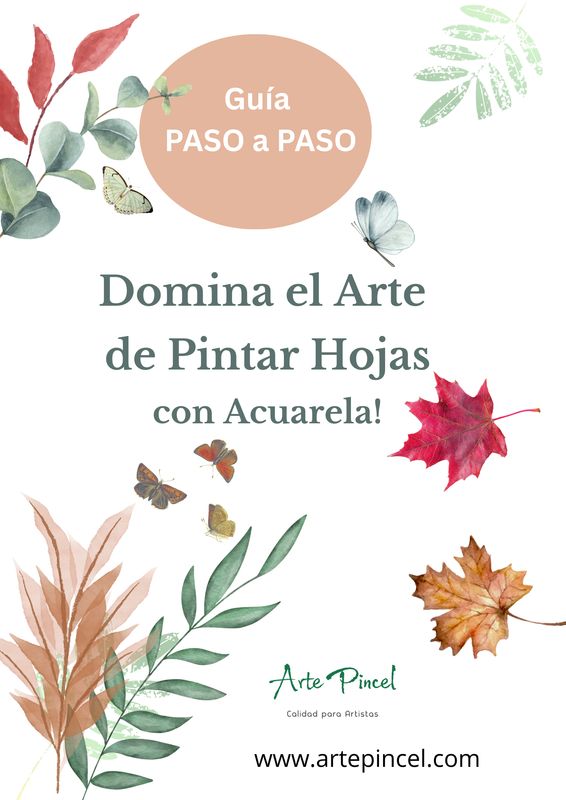 E-BOOK  &quot;Domina el Arte de Pintar Hojas con Acuarela&quot;