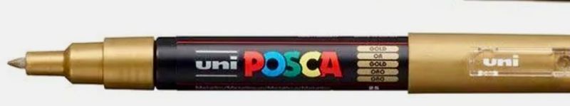 Marcador POSCA - DORADO 0.7