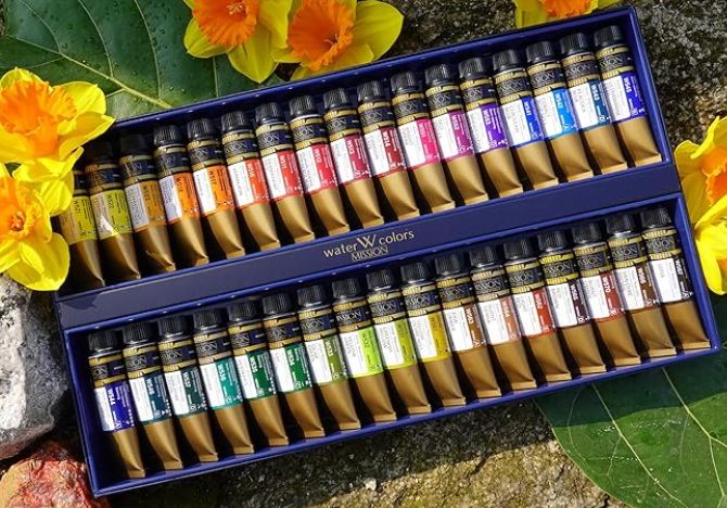 SET  GOLD CLASS 34 Colores Pure Pigment