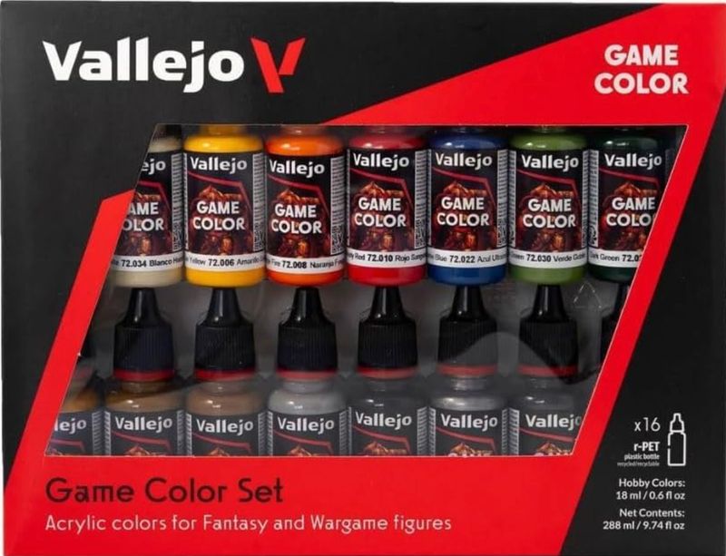 SET de 16 Colores Introductorios VALLEJO - Acrilico