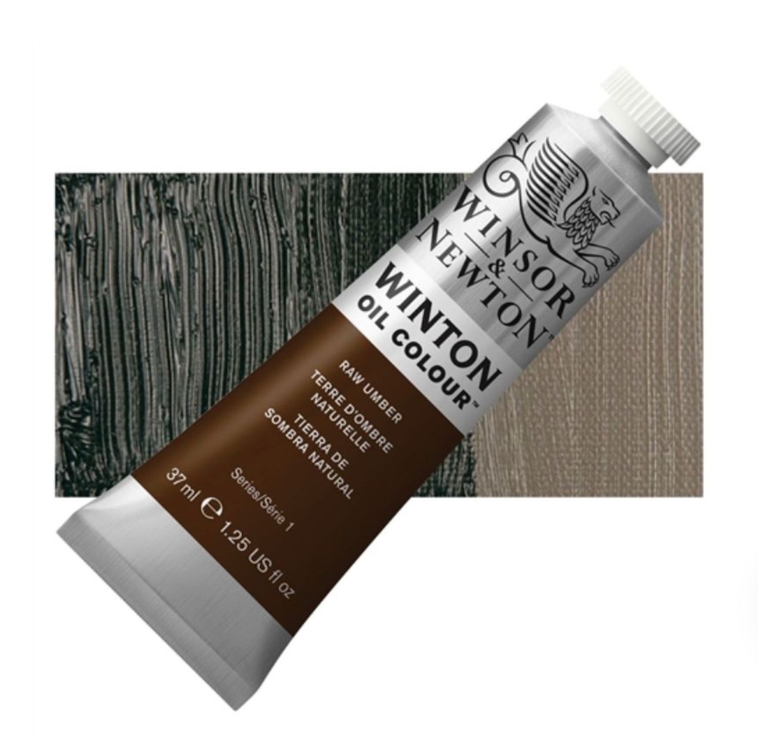 Tubo de óleo Winsor &amp; Newton Raw Umber
