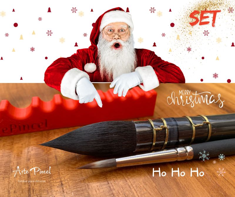 SET de 2 Pinceles ROUND + MOP