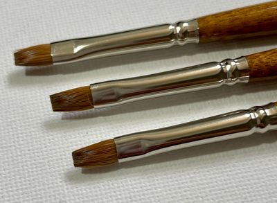 Pincel PLANO para OLEO Y ACRILICO, de Marta Kolinsky