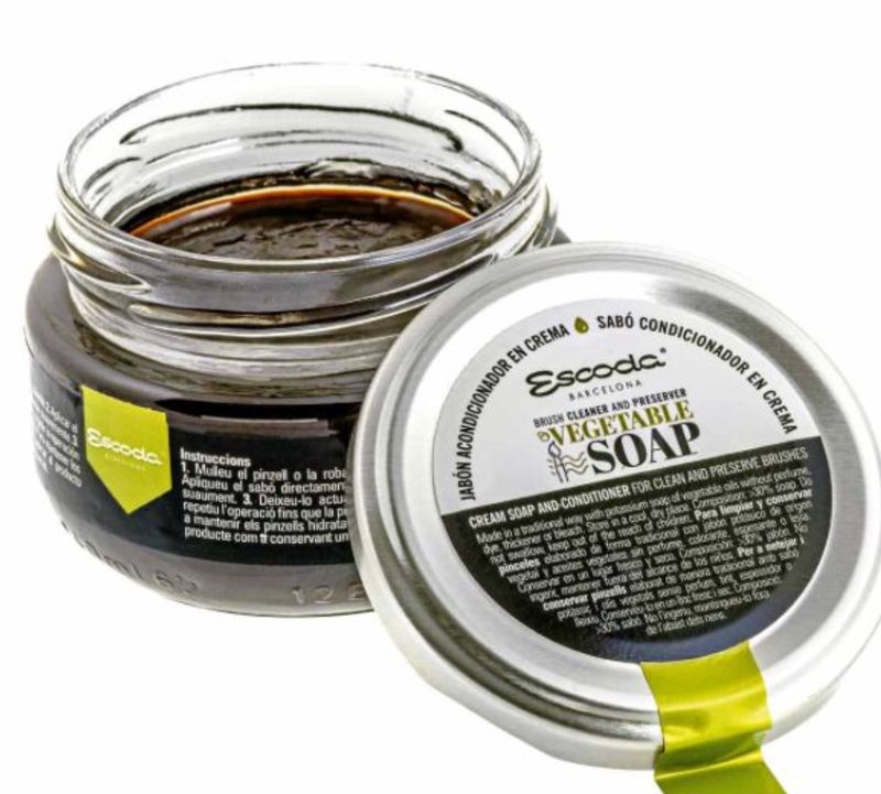 Jabón y acondicionador de aceite vegetal para cepillos, ESCODA