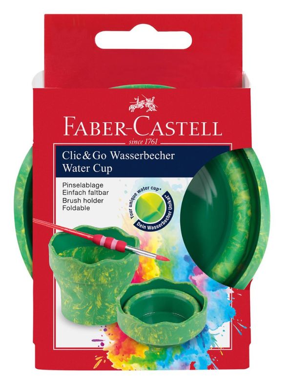 Recipiente CLIC &amp; GO  PARA AGUA - Faber Castell