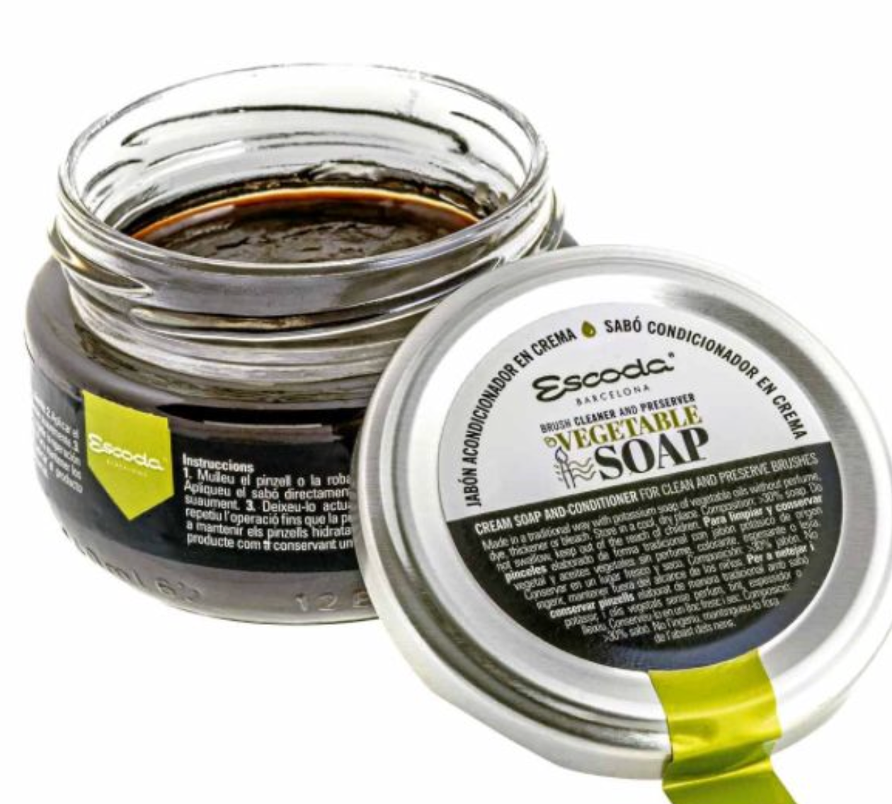 Jabón y acondicionador de aceite vegetal para cepillos, ESCODA