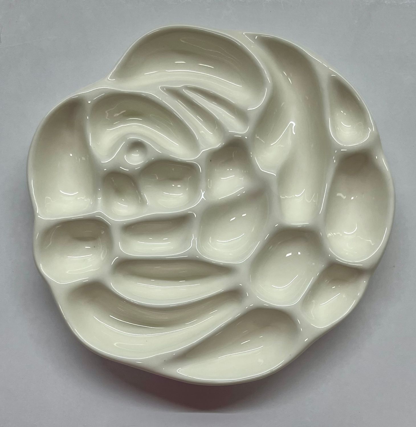 PALETA  de Porcelana para mezclas