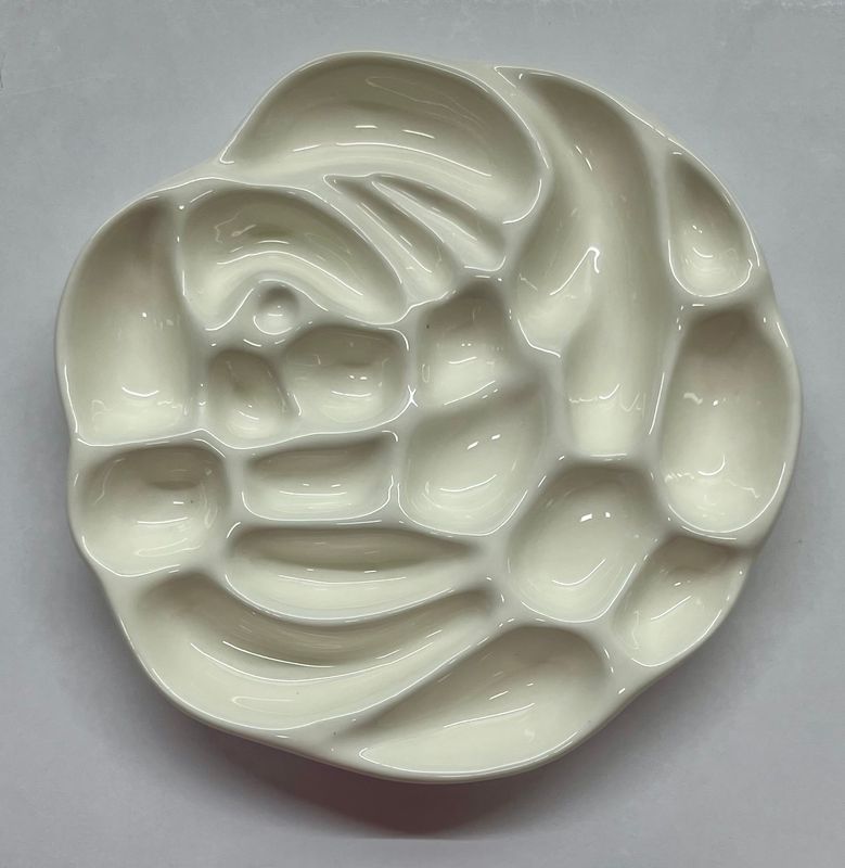 PALETA  de Porcelana para mezclas