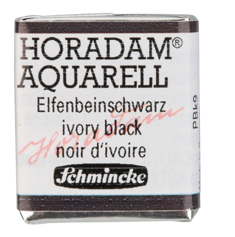 Acuarela Schmincke Horadam  Ivory Black 780