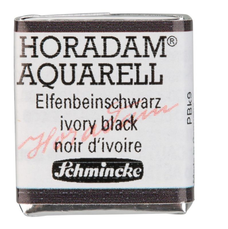 Acuarela Schmincke Horadam  Ivory Black 780