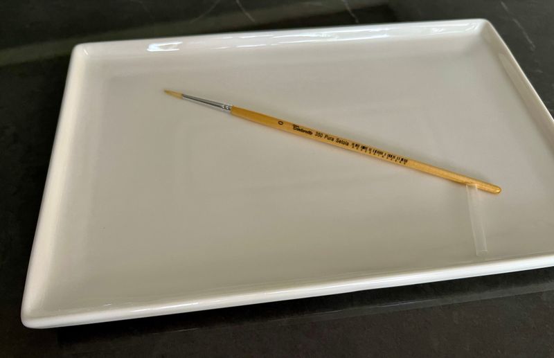 PALETA PARA MEZCLAS de PORCELANA