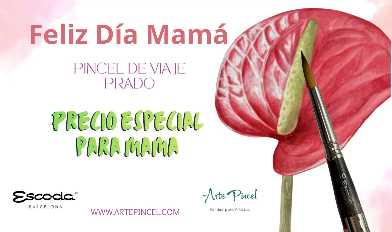 PINCEL  DE VIAJE Seríe PRADO  de ESCODA
