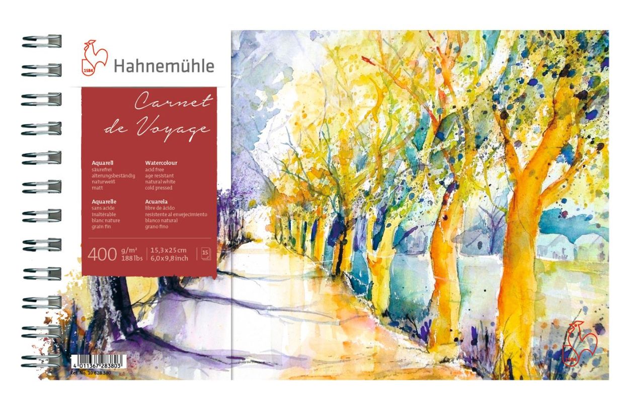 Cuaderno Hahnemühle Carnet de Voyage, 15.3 x 25cms