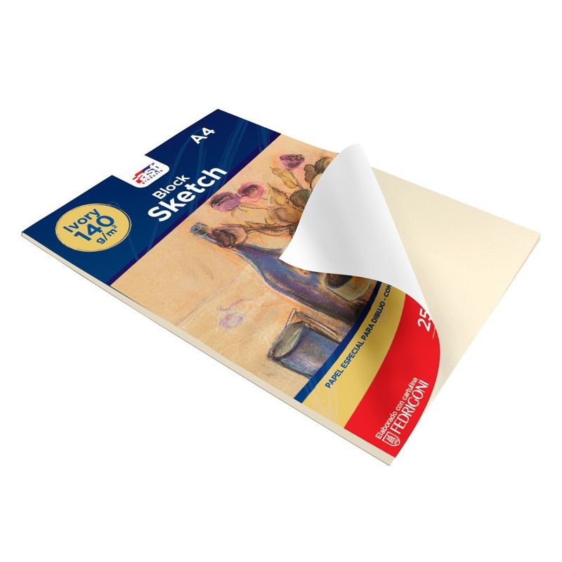 Block para SKETCH  140 ges. IVORY - FAST
