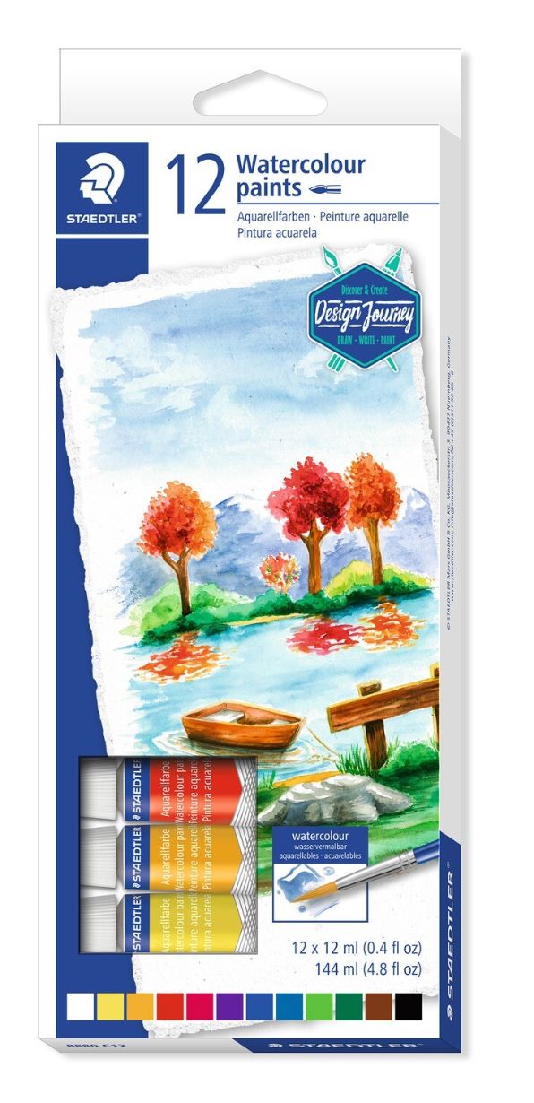 SET de Acuarelas 12 colores - STAEDLER