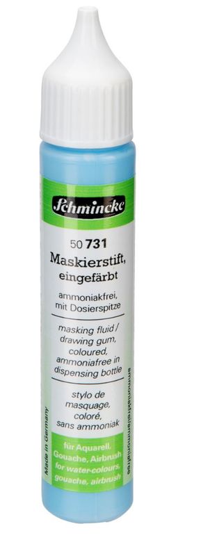 Liquido enmascarador Schmincke Masking Fluid azul, 25ml