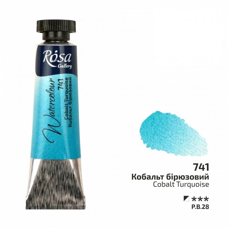 Acuarela Cobalt Turquoise ROSA GALLERY