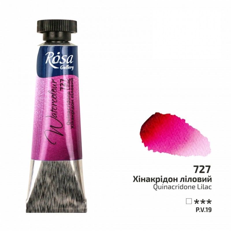Acuarela Quinacridone Lilac ROSA GALLERY tubo 10ml