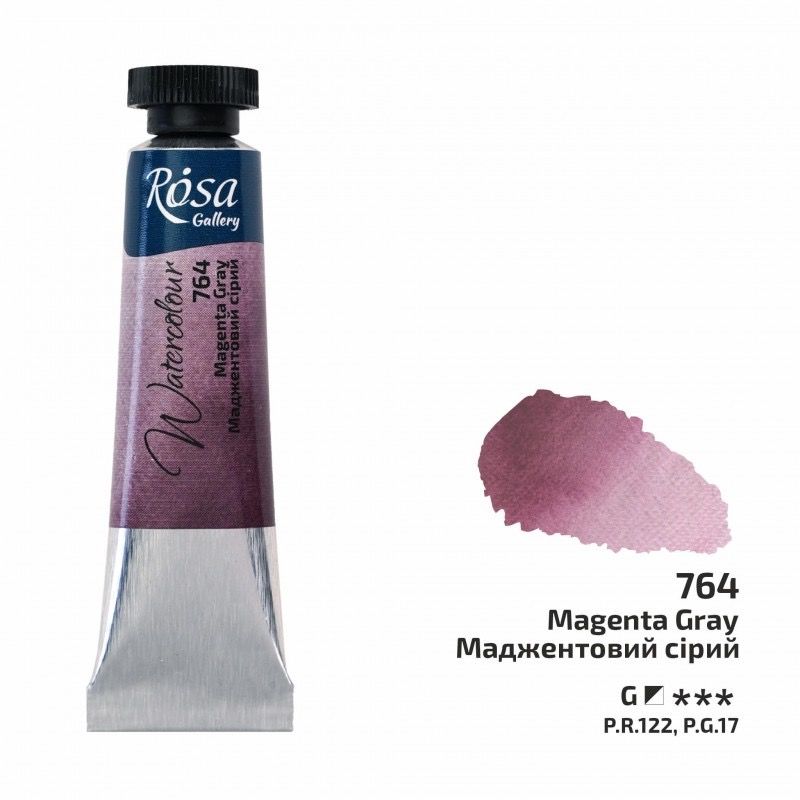 Acuarela Magenta Gray ROSA GALLERY