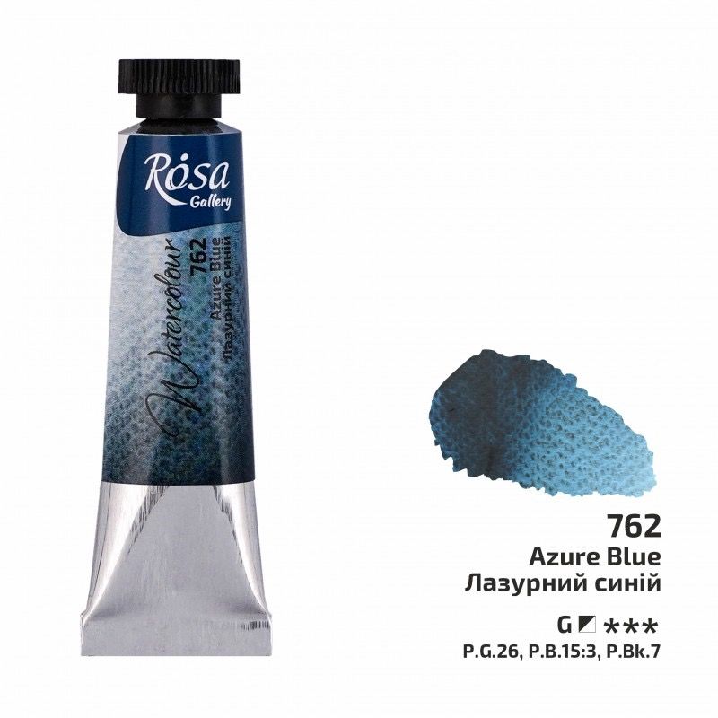 Acuarela  Azure Blue ROSA GALLERY
