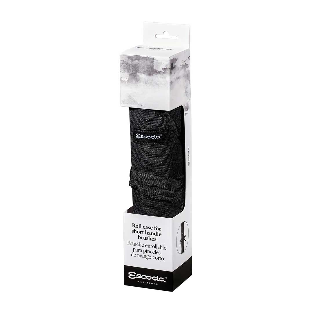 Estuche Enrollable Pinceles Mango Corto